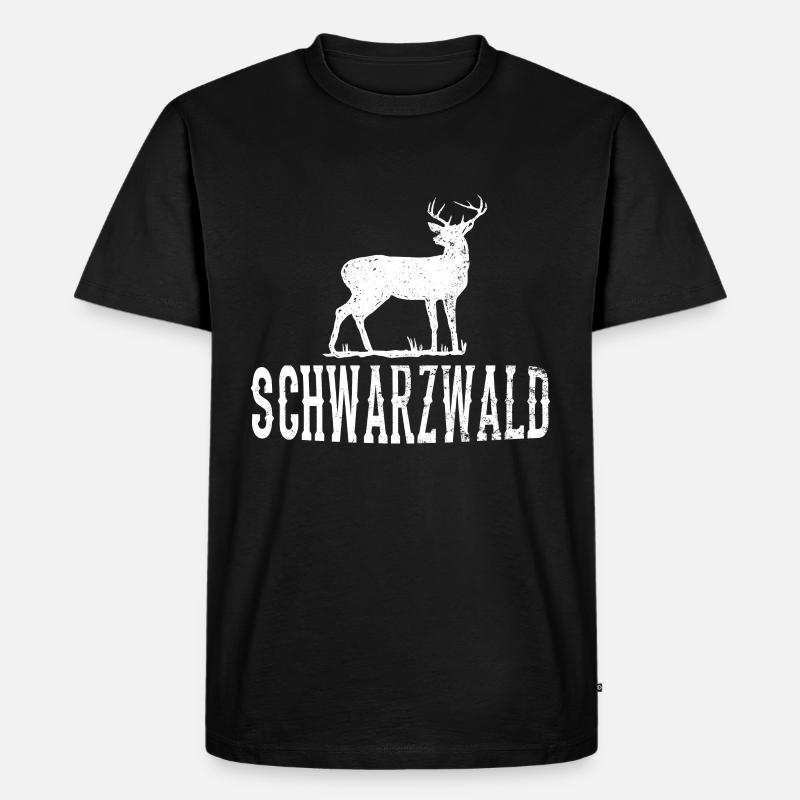 Schwarzwald - Männer Premium Bio T-Shirt - Schwarz