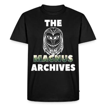 The Magnus Archives - Spooky - Men's Premium Organic T-Shirt - black - Front - Nico (187cm)