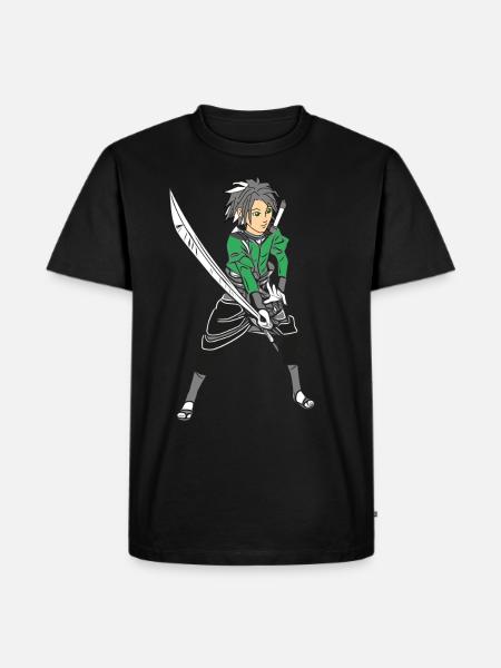 Manga - Men's Premium Organic T-Shirt - black
