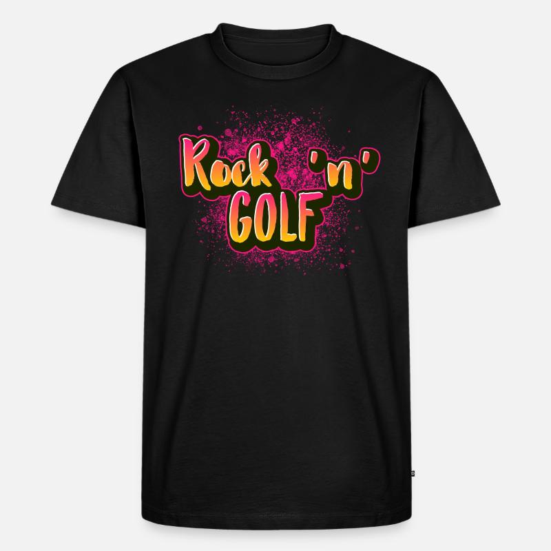 Rock n Golf - Männer Premium Bio T-Shirt - undefined