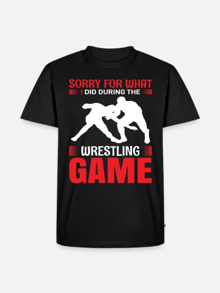 Wrestling - Men's Premium Organic T-Shirt - black