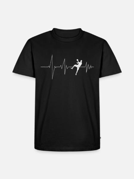 volleyball - Men's Premium Organic T-Shirt - black
