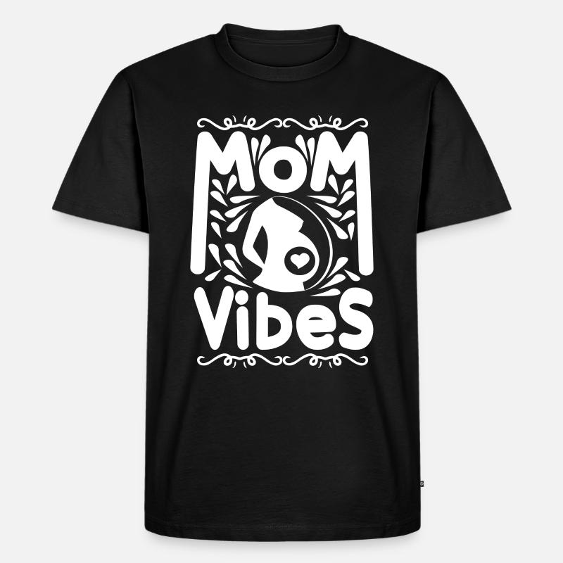 Grossesse Grossesse Geek Mère - T-shirt Premium bio Homme - noir