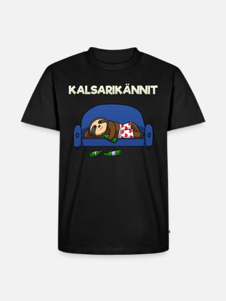 Kalsarikännit - Männer Premium Bio T-Shirt - Schwarz