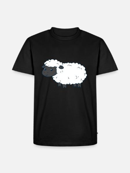 Mouton mignon - T-shirt Premium bio Homme - noir