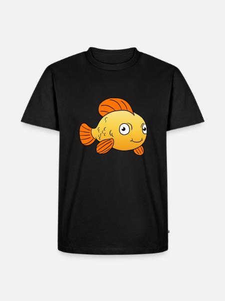 Goldfish - Men's Premium Organic T-Shirt - black