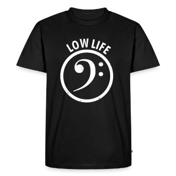 Bas bas tuba bas bas tubist - T-shirt Premium bio Homme - noir - Devant - Nico (187cm)
