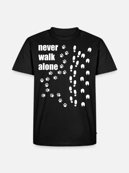 chien drôle disant cadeau chien cheval chevaux - T-shirt Premium bio Homme - noir