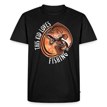 Dieses Kind liebt das Angeln Geschenk Fischliebhab - T-shirt Premium bio Homme - noir - Devant - Nico (187cm)