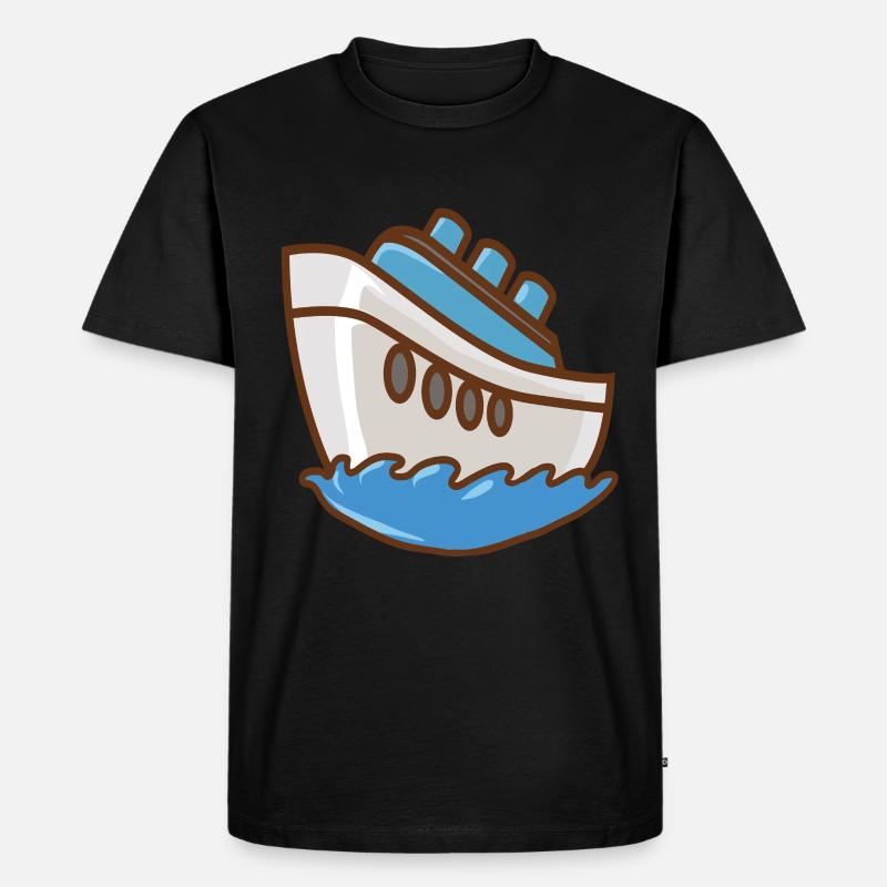 Kreuzfahrt - Männer Premium Bio T-Shirt - Schwarz