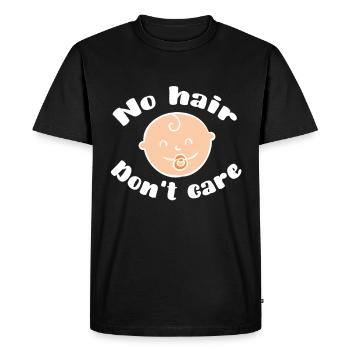 Pregnancy 1st pregnancy - Men's Premium Organic T-Shirt - black - Front - Nico (187cm)