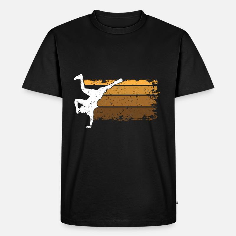 Enfants de breakdance - T-shirt Premium bio Homme - noir