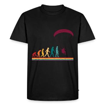 Cadeau de parapente parapente - T-shirt Premium bio Homme - noir - Devant - Nico (187cm)
