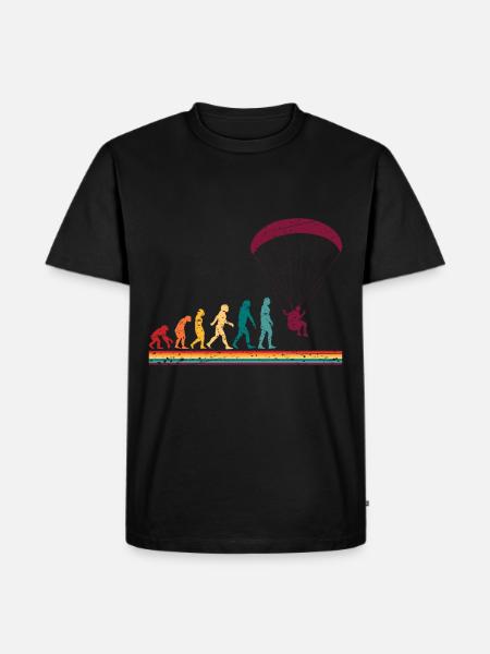 Paragleiten Gleitschirm Geschenk - Männer Premium Bio T-Shirt - Schwarz