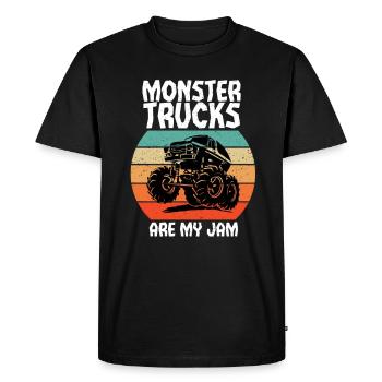Monster Trucks Monster Truck enfants - T-shirt Premium bio Homme - noir - Devant - Nico (187cm)