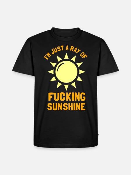 Sarcastic Sunbeam Gift - Men's Premium Organic T-Shirt - black