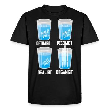 Orgel Organist Orgelspieler Pfeifen Orgeler Kirche - Männer Premium Bio T-Shirt - Schwarz - Vorne - Nico (187cm)