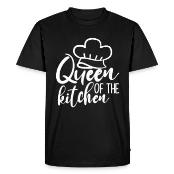Cuisine Queen - T-shirt Premium bio Homme - noir - Devant - Nico (187cm)