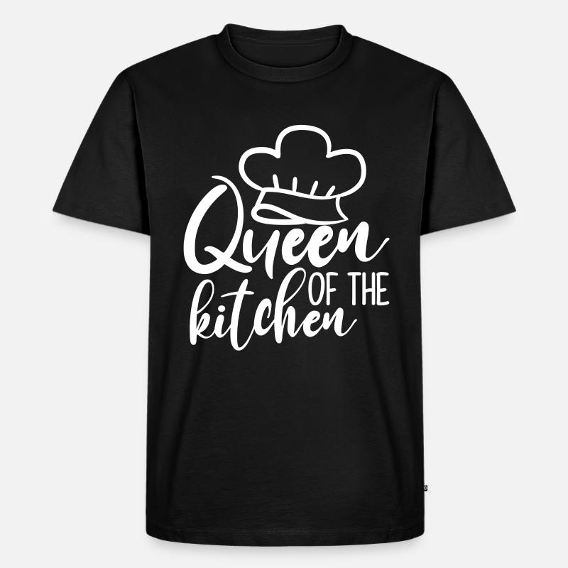 Küchen Queen - Männer Premium Bio T-Shirt - Schwarz