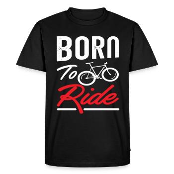bicycle - Men's Premium Organic T-Shirt - black - Front - Nico (187cm)