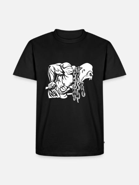 Chain Gorilla – No Limits - Men's Premium Organic T-Shirt - black