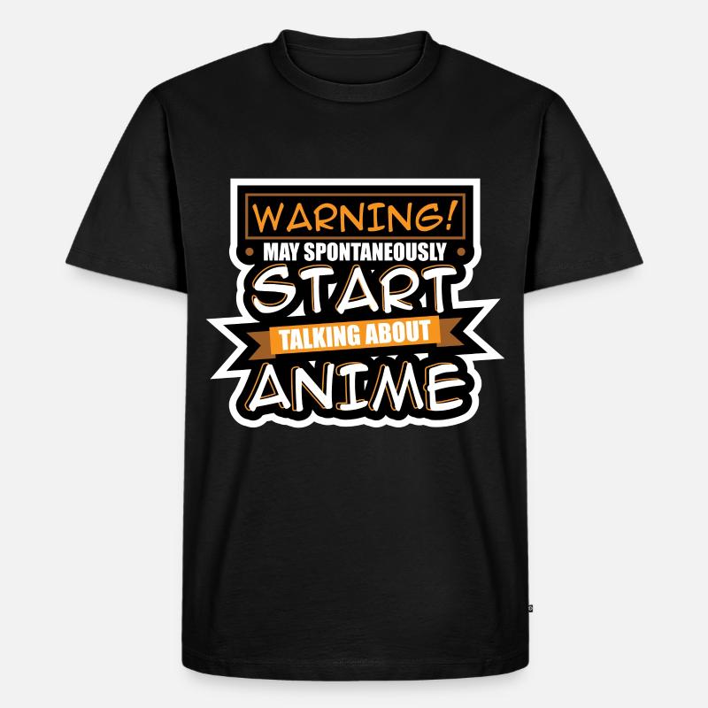 Anime Serien - Männer Premium Bio T-Shirt - Schwarz