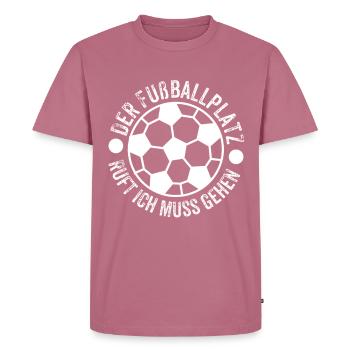 Fußballtrainer Geschenk - Männer Premium Bio T-Shirt - Mauve - Vorne - Nico (187cm)