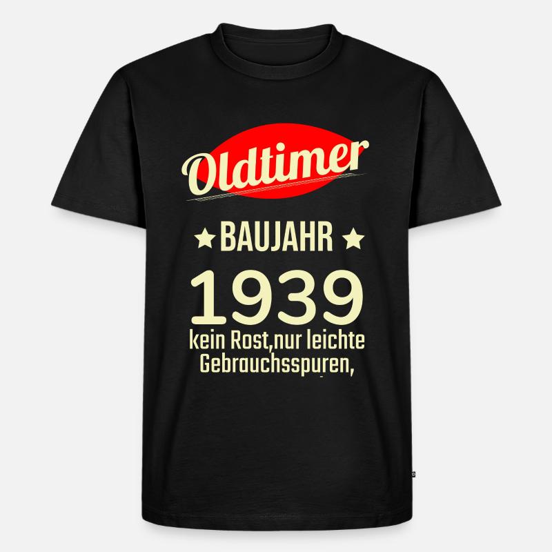 Oldtimer built in 1939 No rust Easily used - Men's Premium Organic T-Shirt - black