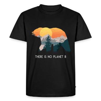 Grève climatique Démo sur le changement climatique Climat - T-shirt Premium bio Homme - noir - Devant - Nico (187cm)