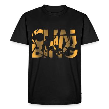 Climbing Climbing Children Climbing - Men's Premium Organic T-Shirt - black - Front - Nico (187cm)