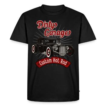 Hot Rod Sale Garage - T-shirt Premium bio Homme - noir - Devant - Nico (187cm)