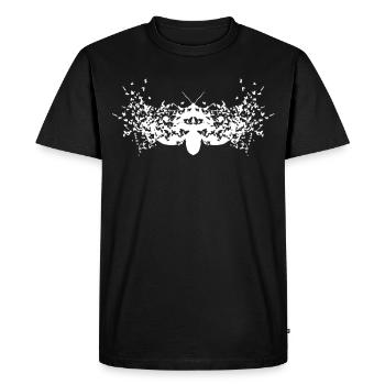 Moth Goth Teen E-Girl Mites - T-shirt Premium bio Homme - noir - Devant - Nico (187cm)