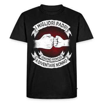 Regalo per Nonno Partner Look Padri Papá Promosso - T-shirt Premium bio Homme - noir - Devant - Nico (187cm)