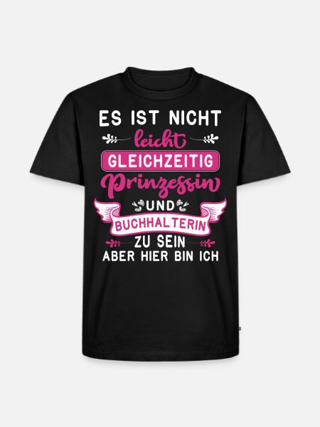 Buchhalter Buchhalter Buchhaltung - Männer Premium Bio T-Shirt - Schwarz