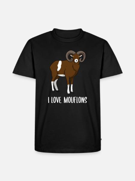 Mouflon - Men's Premium Organic T-Shirt - black