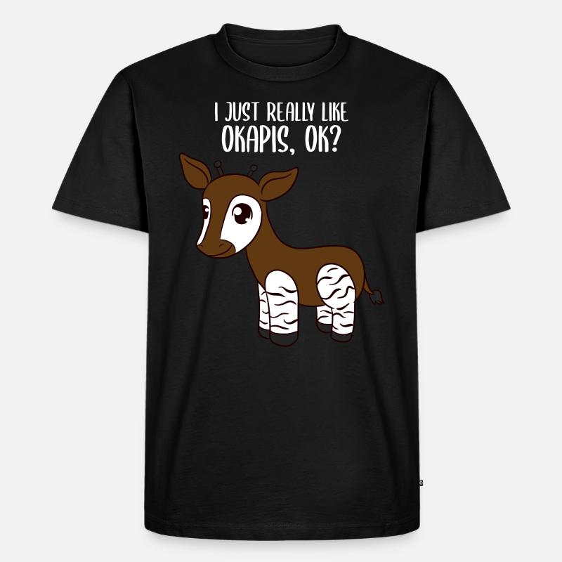 okapi - Men's Premium Organic T-Shirt - black