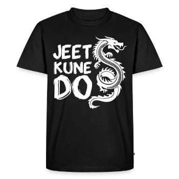 Maître des arts martiaux Jeet Kune Do Kungfu - T-shirt Premium bio Homme - noir - Devant - Nico (187cm)