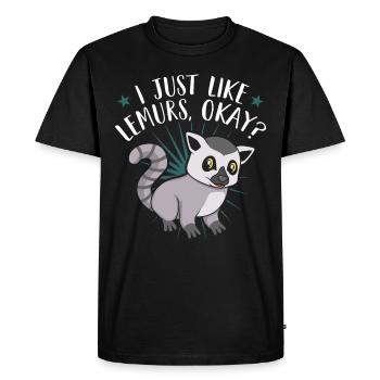 maki - T-shirt Premium bio Homme - noir - Devant - Nico (187cm)
