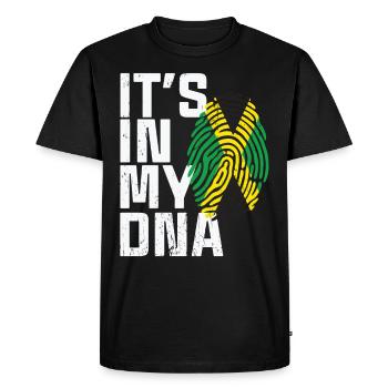 Afrique afrique cadeau vêtements africains - T-shirt Premium bio Homme - noir - Devant - Nico (187cm)