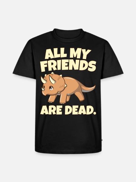 Dinosaur Birthday - Dinosaur - Men's Premium Organic T-Shirt - black