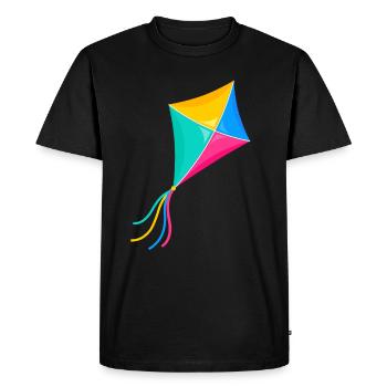 Kite Flying Stunt Kite Kite cadeau - T-shirt Premium bio Homme - noir - Devant - Nico (187cm)