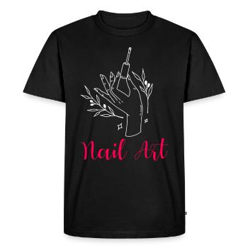 Nail Art Nail Designer cadeau pour les salons de manucure - T-shirt Premium bio Homme - noir - Devant - Nico (187cm)
