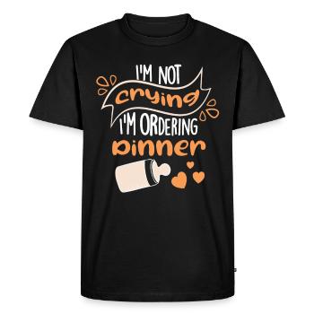 Vêtements de bébé - T-shirt Premium bio Homme - noir - Devant - Nico (187cm)