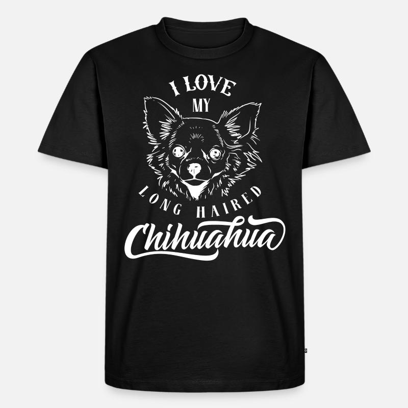 Chihuahua - Männer Premium Bio T-Shirt - Schwarz