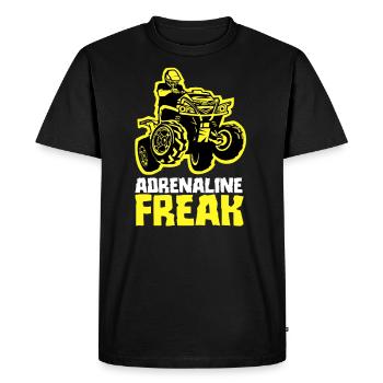 Quad - quad - T-shirt Premium bio Homme - noir - Devant - Nico (187cm)