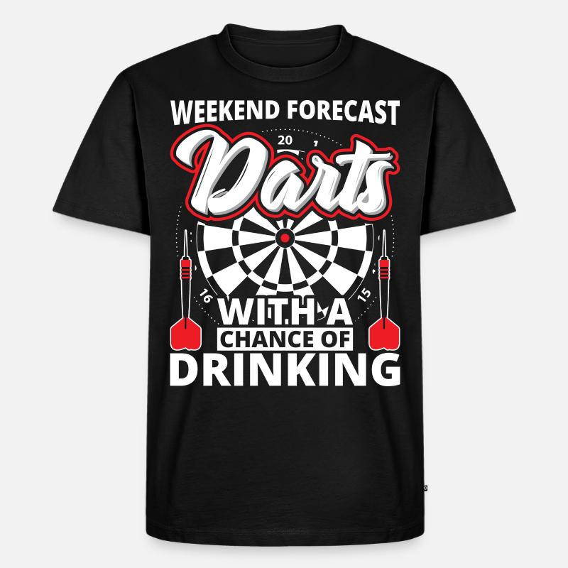 Jeu de fléchettes - fléchettes - T-shirt Premium bio Homme - noir
