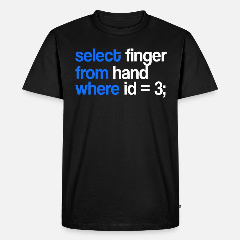 Informatiker Hardware Software Geschenk - Männer Premium Bio T-Shirt - Schwarz