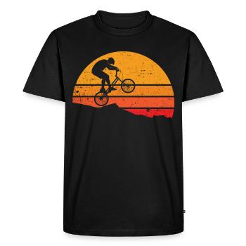 Dirt Bike Dirt Bikes Vélo Dirt Bike - T-shirt Premium bio Homme - noir - Devant - Nico (187cm)