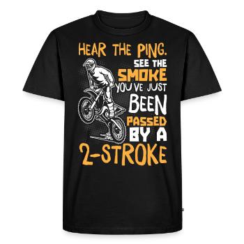 Motocross Motocross Women Motocross - Men's Premium Organic T-Shirt - black - Front - Nico (187cm)