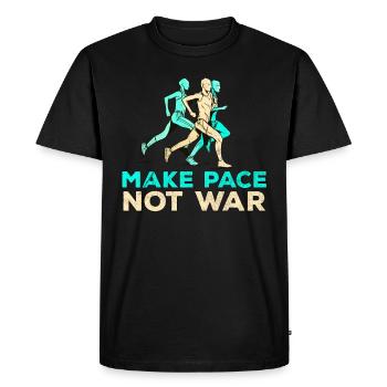Jogger drôle de coureur en cours d'exécution disant cadeau - T-shirt Premium bio Homme - noir - Devant - Nico (187cm)